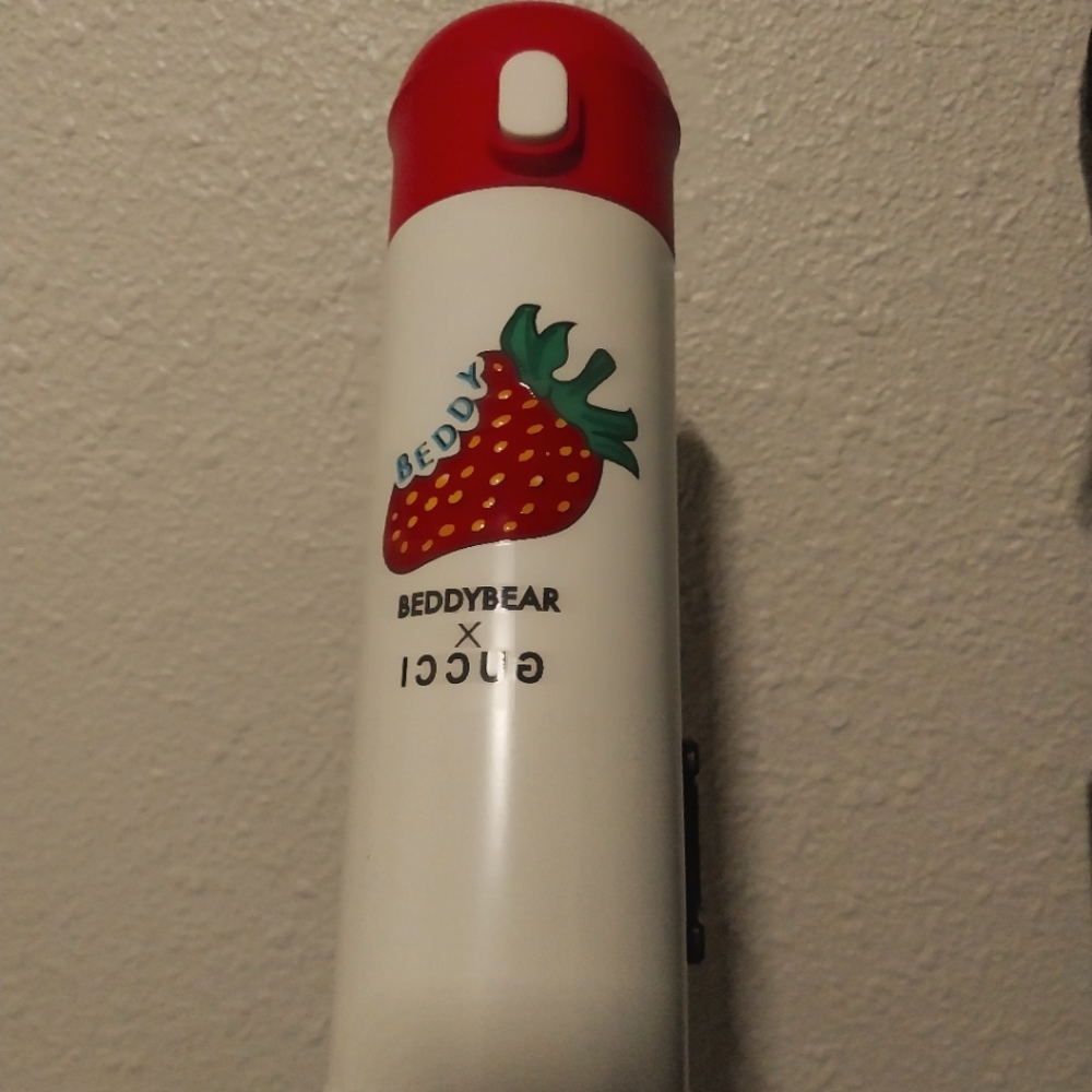 Beddybear x Gucci X  Red/white Watercup
